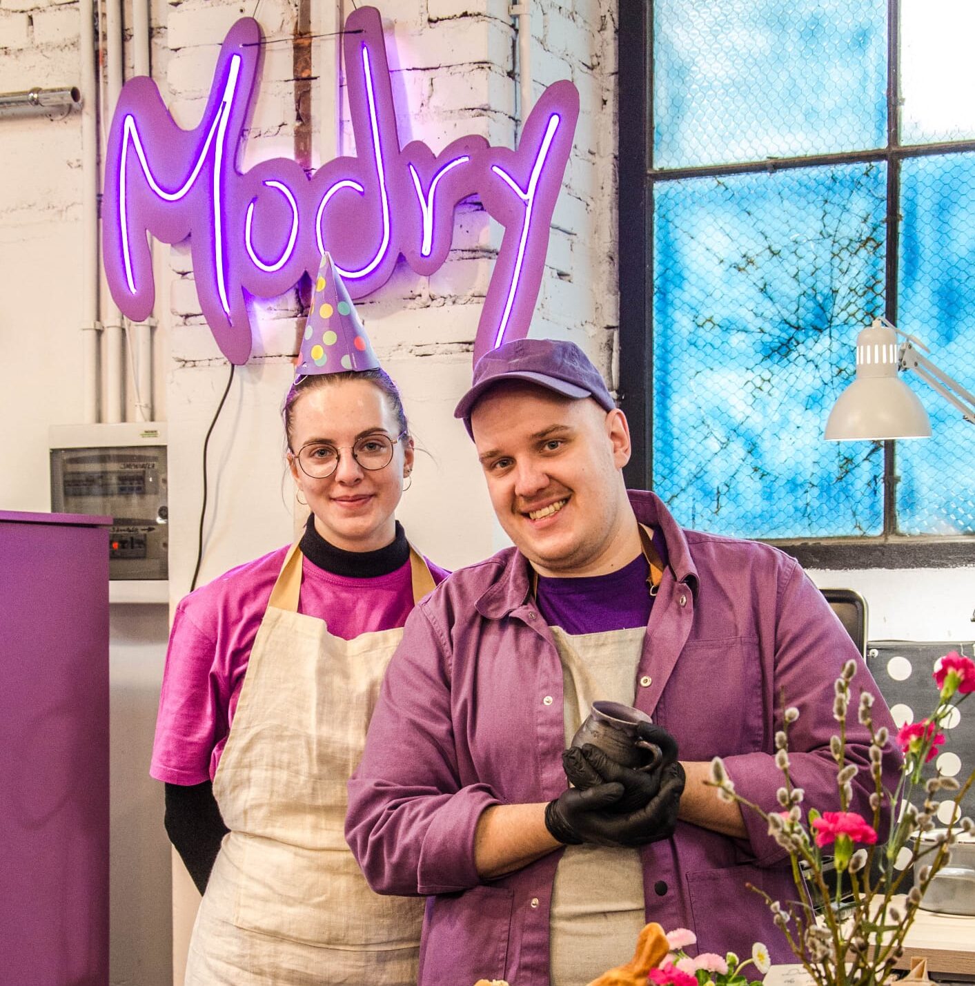 Modry bistro inspirowane kuchnią śląską